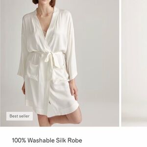 Quince Silk Wrap Top in Dusty Mauve